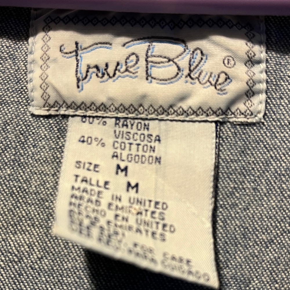 True Blue Vintage Dress - Picture 3 of 7